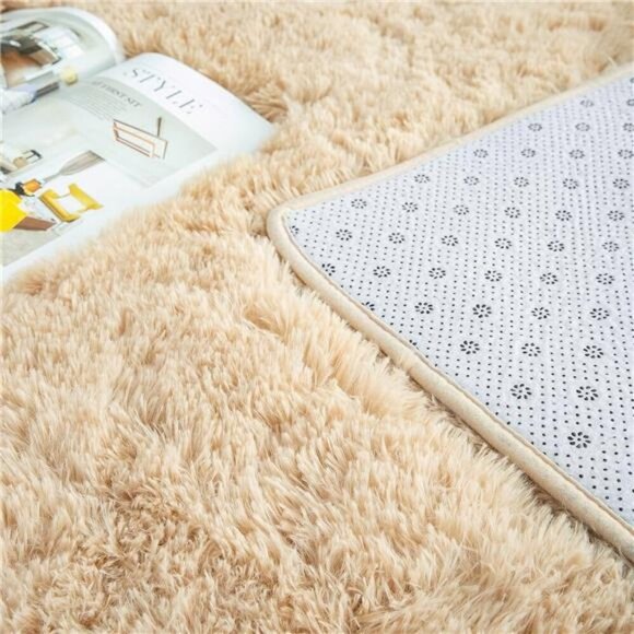 Fluffy Area Rug for Living Room 6x9 Feet, Shaggy Rugs for Bedroom Ultra Soft - Picture 4 of 7